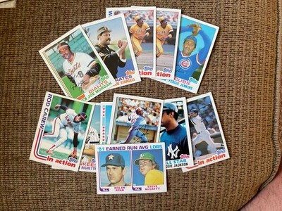 1982 Topps Baseball Cards #381 to #700 U Pick FREE SHIPPING UPDATED APRIL 2026