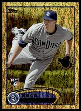 2012 Topps Gold Sparkle Brad Brach Rookie San Diego Padres #637