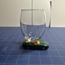 Vintage Matchbox Car Wine Glass 1994 Aston Martin DB7 Diecast Toy Super Clean.