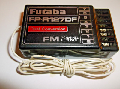 NICE WORKING R/C Futaba- RP-R127DF FM R/C RECEIVER FOR CH. 34 (SEE PICS ...