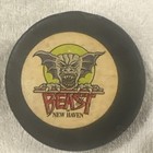 American Hockey League AHL - The Beast of New Haven game used hockey puck - Rare — photo 3