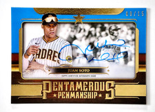 2023 Topps Five Star Juan Soto Pentamerous Penmanship Auto 09/15 Padres SP DW2