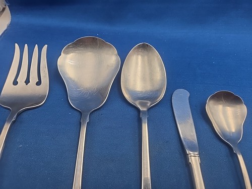 Lot of 5 Oneida AMERICAN COLONIAL Stainless Serving Pieces Set "B" - Picture 5 of 9