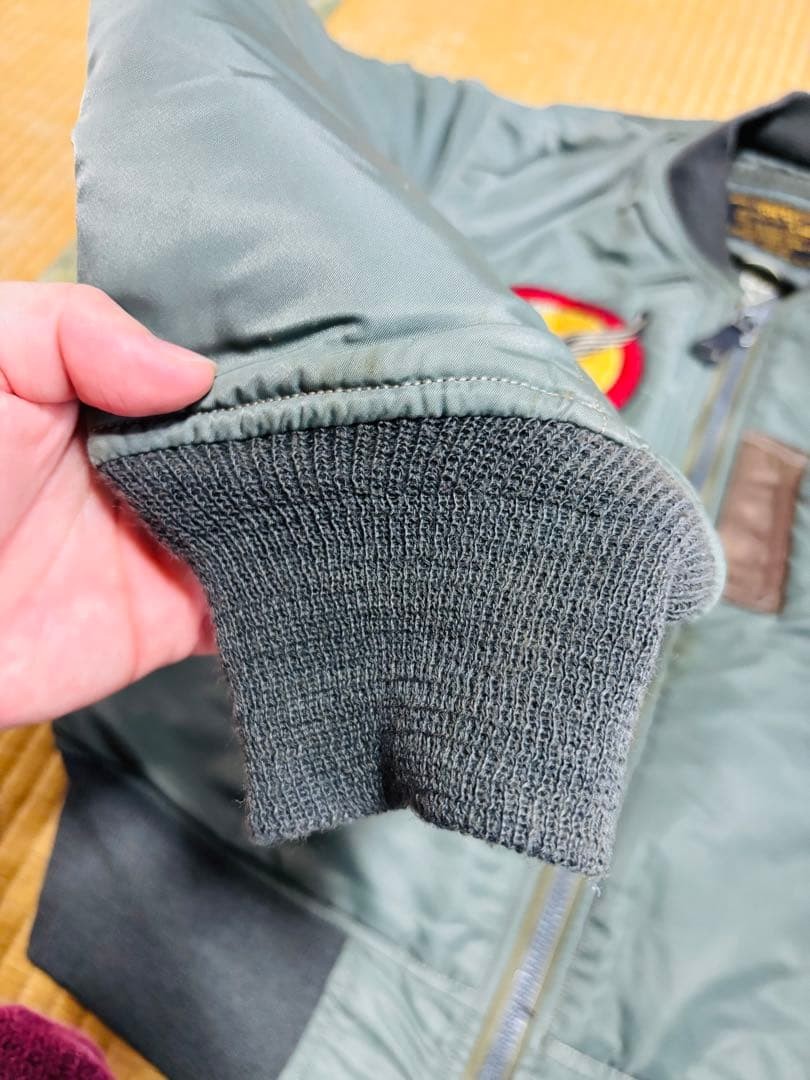 BUZZ RICKSON'S nylon MA-1 Patch Jacket Blouson Me… - image 6