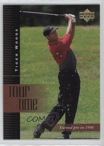 2001 Upper Deck Tour Time Tiger Woods #176 Rookie RC