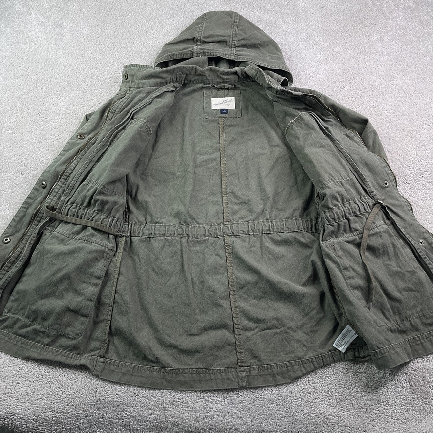Universal Thread Jacket Womens Small Green Canvas… - image 6