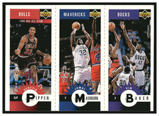 1996-97 Collector's Choice Mini-Cards #M137 Vin Baker/J Mashburn/Scottie Pippen