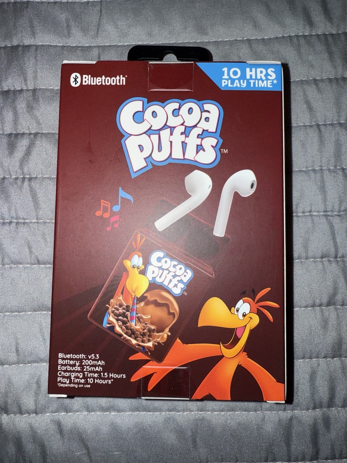 Cocoa Puffs Cereal Bluetooth Wireless Earbuds NEW