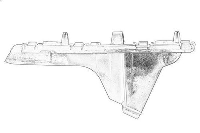 Bumper holder OE Opel 9829335680