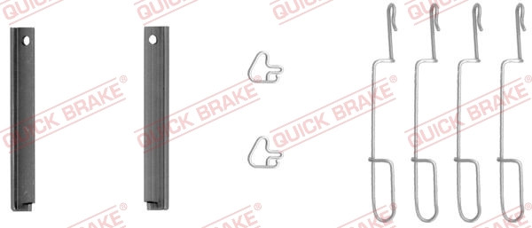 ZubehöRkit, Scheibenbremsbelag Quick Brake 109-1280 FüR MERCEDES-BENZ-image