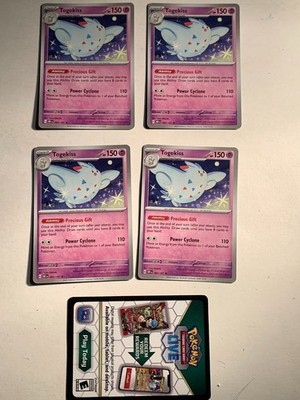 TOGEKISS 085/197 Pokemon Scarlet & Violet OBSIDIAN FLAMES + Code Card NM