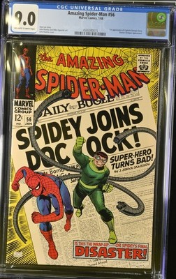 Amazing Spider-Man #56 1967 CGC 9.0 Off-White White