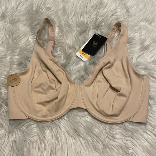 Wacoal 34DD Bra Beige Comfortable Cool Underwire Back Closure 855385 NEW $74