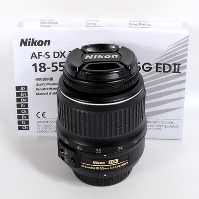 Nikon AF-S DX NIKKOR 18-55mm f/3.5-5.6G II ED Lens For Series D3100-D61XX-D71XX