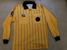 Official Sports Soccer Referee Jersey (Longsleeve-Medium)