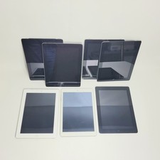 Lot of 7 Apple iPad A1474 A1430 A1396 A1395 AS IS NOT TESTED
