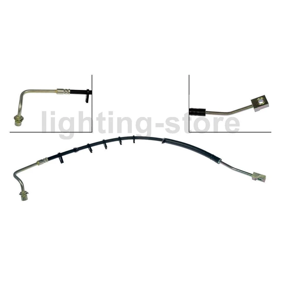 Línea de freno de manguera hidráulica de freno delantero 2 para Chevrolet C4500 Kodiak 2003-2009 Foto 2 de 4