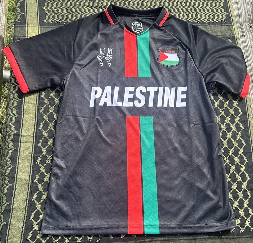 PALESTINE FOOTBALL JERSEY VIVA PALESTINA MEDIUM
