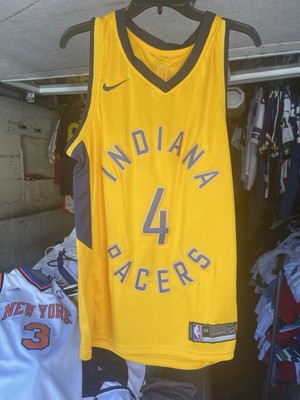 Nike Swingman Indiana Pacers Victor Oladipo #4 Jersey SZ 44 Yellow