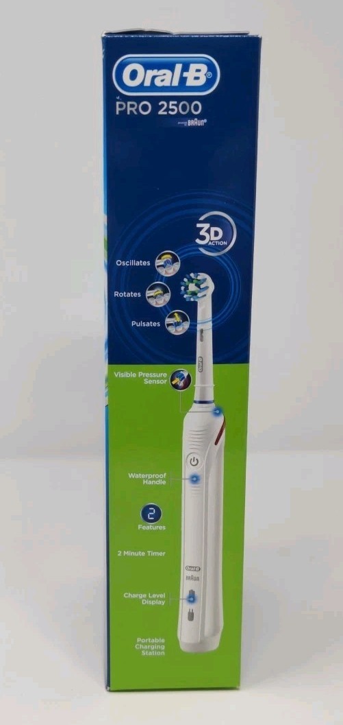 Braun Oral-B PRO 2 2500 ホワイト Oral-B Pro 2 2500 review - Electric Teeth