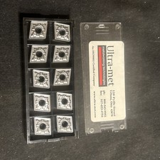 Qty. 10, ULTRA-MET CNMG432-RA Z23, CNMG120408-RA Carbide Turning Inserts ISO K