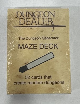 DUNGEON DEALER  THE DUNGEON GENERATOR Maze Deck 52 Cards
