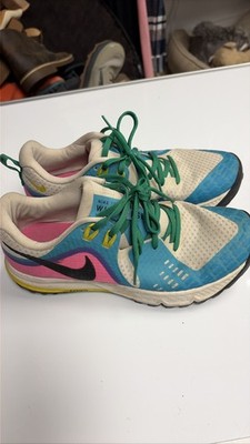 Nike Air Zoom Wildhorse 5 Women's Trail Shoes Pink Blue Green