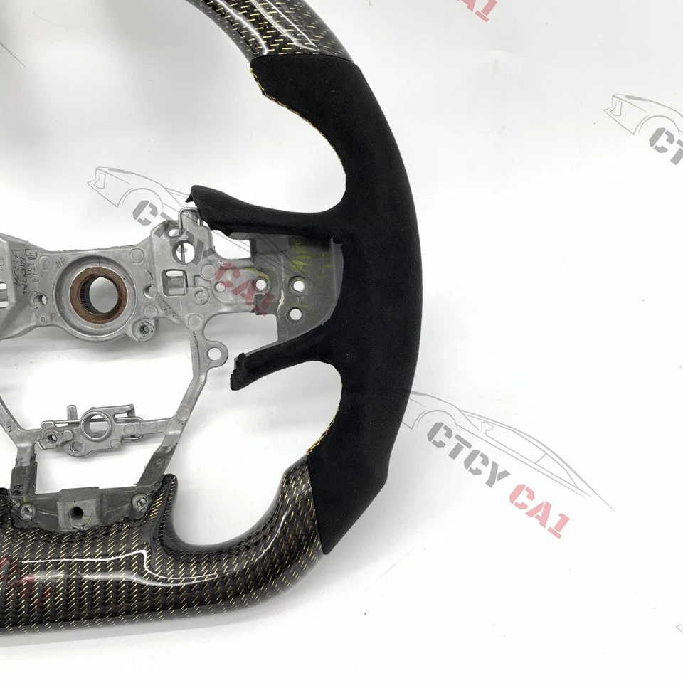 Volante de fibra de carbono personalizado para Lexus ES300/ES350 GS350 RX350 IS300 13-18 Foto 4 de 4