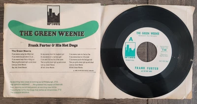 Frank Furter & His Hot Dogs 45 Green Weenie 1966 Pittsburgh Pirates Promo Record - image 1 of 2