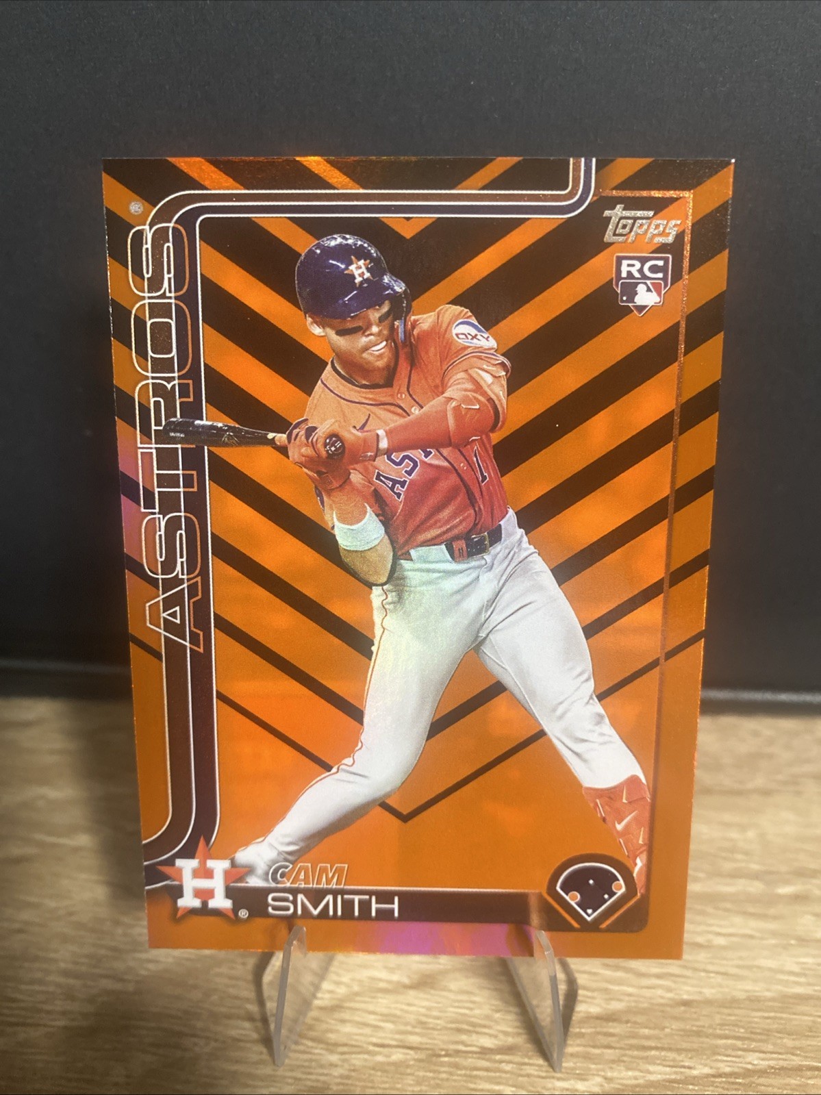 2025 Topps Update Series - Cam Smith #US298 Holiday Orange & Black Foil (RC)