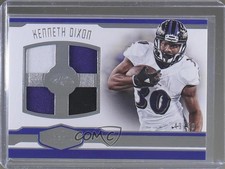 2016 Panini Plates & Patches Rookie Quad Jerseys 49/50 Kenneth Dixon #RQ-DI 2v6
