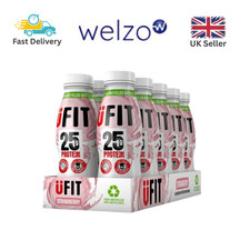UFIT Protein RTD 10x330ml Strawberry Flavor Fat-Free High Protein Recovery Drink