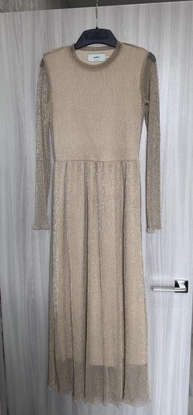 Women Minimum Dress Gold