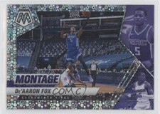 2020-21 Panini Mosaic Montage Fast Break Prizm De'Aaron Fox #1 0x1