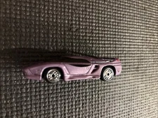 Vintage 1992 Hot Wheels #207 Vector Avtech WX-3 Lavender HW Mainline Hsp (B64A)