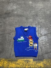 Vintage J.G Hook Toddler Youth Size Medium Sweater Vest Fisherman Knit