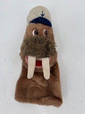 VINTAGE 1983 DAKIN Willy Walrus  19-0023 Plush Hand Puppet 10  