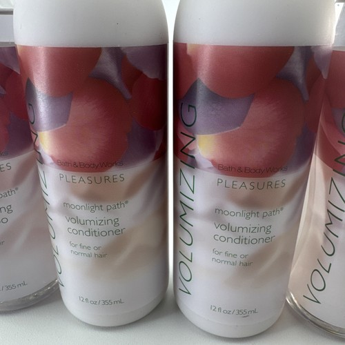 4 X Bath And Body Works Pleasures MOONLIGHT PATH volumizing Shampoo Conditioner - Picture 9 of 10