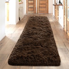 Fluffy Rugs Anti Slip Shaggy Rug Thick Hallway Runner Living Room Bedroom Carpet