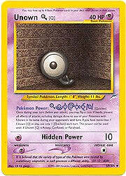 Neo Destiny - Unown (Quicken) Pokemon Card 59/105