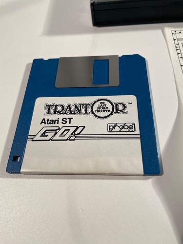 Vintage Game collectable boxed Trantor complete manual box Atari ST - 第 2/6 張圖片