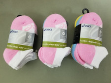 New Asics Toddler No Show Socks. 18 pr.