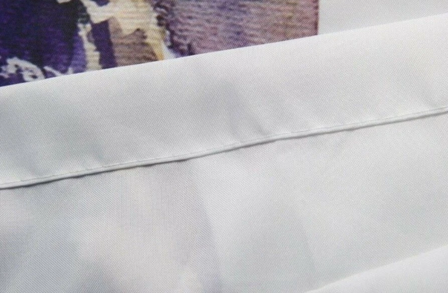 Waterproof Shower Curtain Polyester Fabric  Bathroom Curtains With Hooks Set - Image 3 of 4