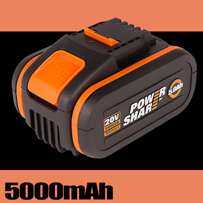 Für Worx 20V MAX 5000mAh Akku WA3556 WA3551.1, WA3572, WA3553 WX176 Batterie DE