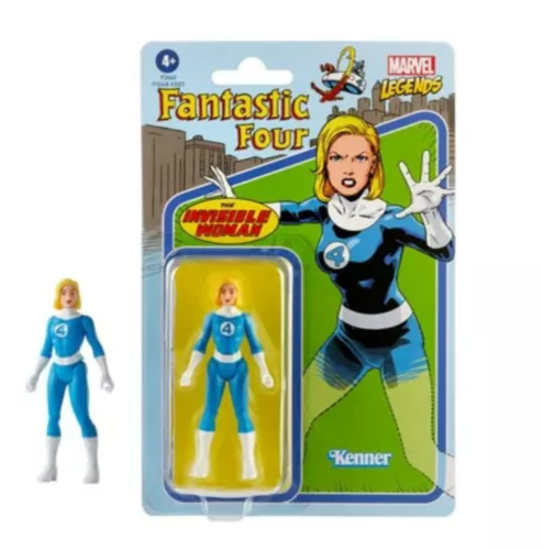 Figura de acción Kenner Marvel Legends retro invisible mujer de 3,75"" ¡NUEVA 1A edición!