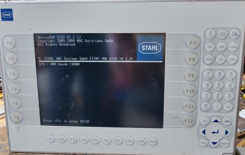 STAHL MT-306-S-TX OPERATOR INTERFACE OPERATOR STATIONS -WITHOUT COVER
