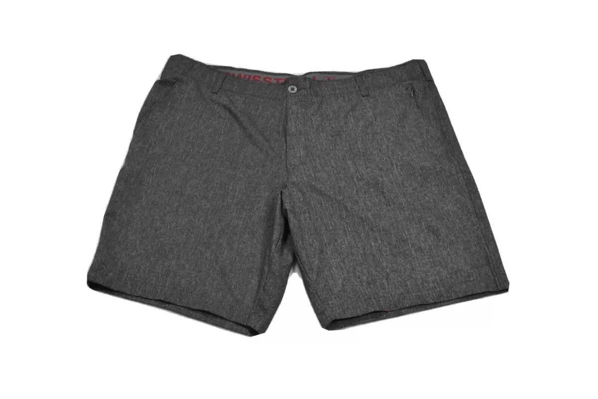Swiss tech shorts size 42x9 men gray color polyester made in
