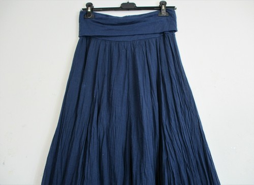 Lagenlook Womens 100% Cotton 1/2 Lined Long Skirt 12 Colours One Size:Regular - Picture 32 of 62