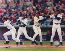 Ichiro Suzuki Seattle Mariners 8x10 Color Time-Lapse Photo, MLB Licensed, Mint