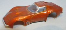 TOMY AFX METALLIC ORANGE VETT FOR MEGA G CHASSIS HO SLOT CAR BODY ONLY